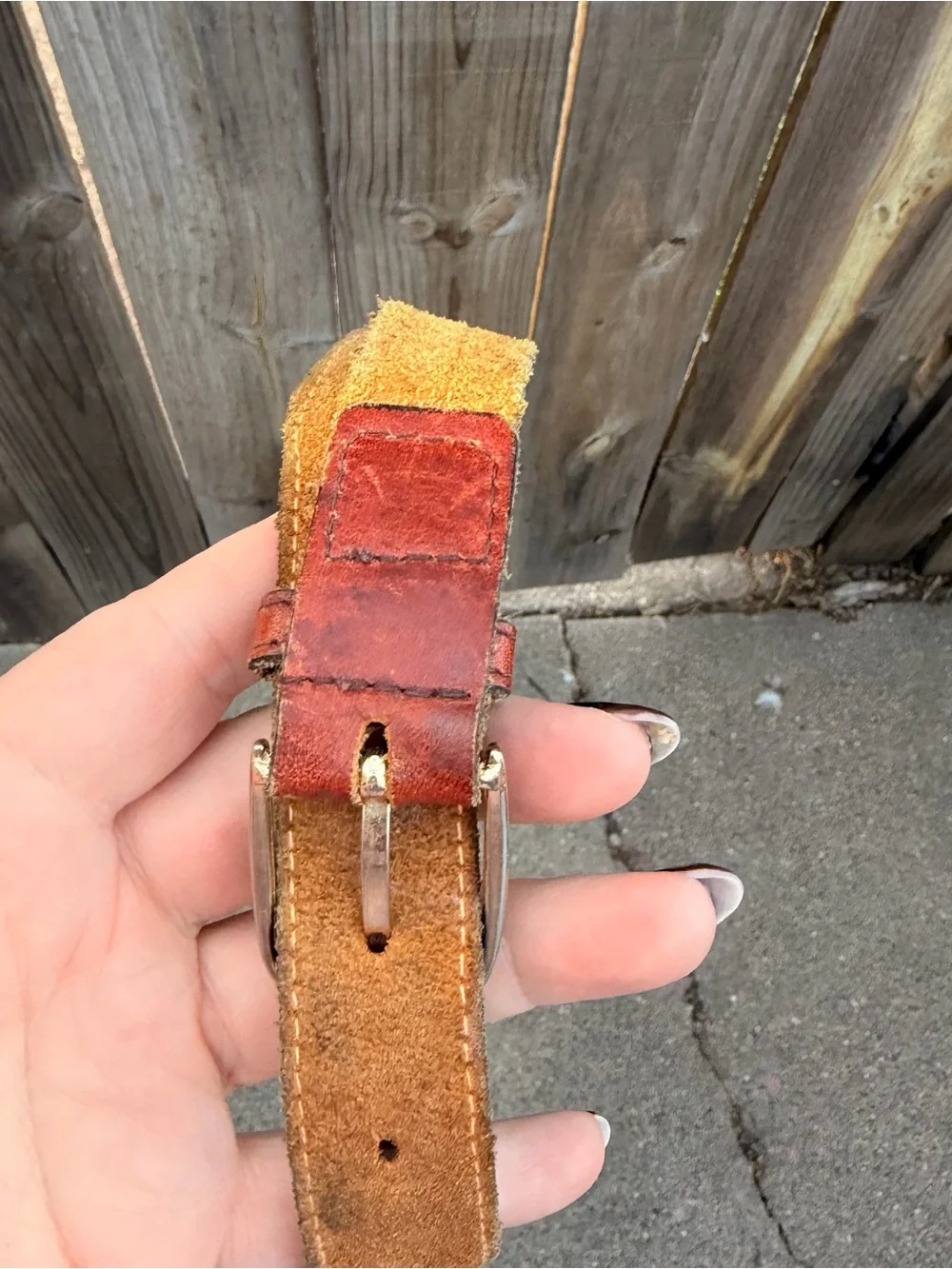 Vintage Classic Men's Leather Belt in Brown - Timeless  Size 41